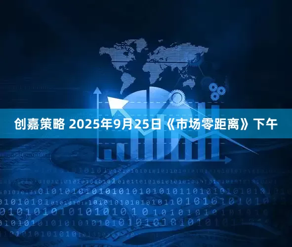 创嘉策略 2025年9月25日《市场零距离》下午